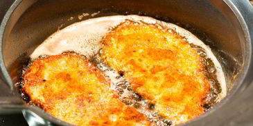 быстрый шницель в тройной панировке