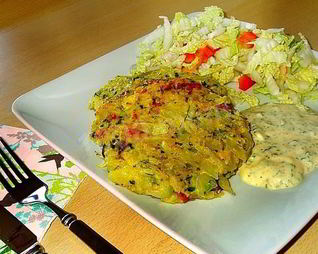 Капустный шницель из капусты