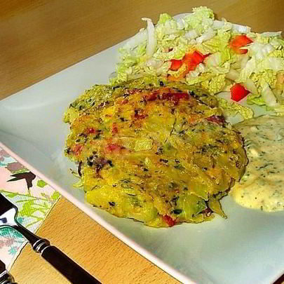 Капустный шницель из капусты