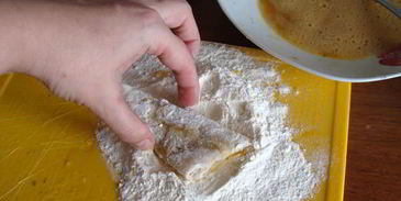 капустный шницель с грибами и овощами