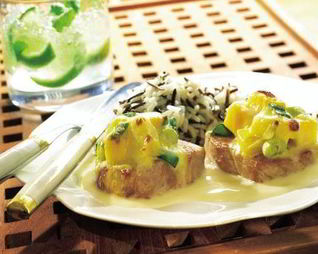 Карибский шницель