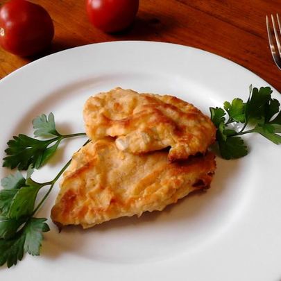 Куриный шницель в духовке