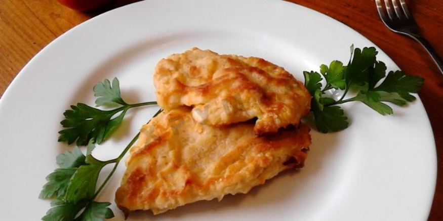 Рецепт куриного шницеля в духовке
