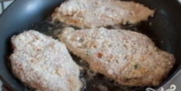 куриные шницели с пармезаном