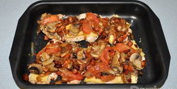 шницель из индейки по-милански