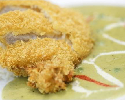 Шницель из индейки с кокосом