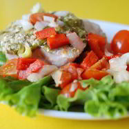 Рецепт Шницеля из индейки с зеленью