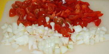 шницель из индейки с зеленью