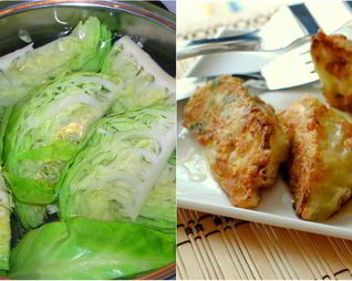 Шницель из капусты