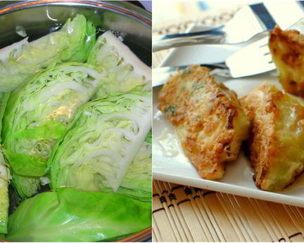 Шницель из капусты