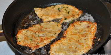 шницель из курицы по-милански