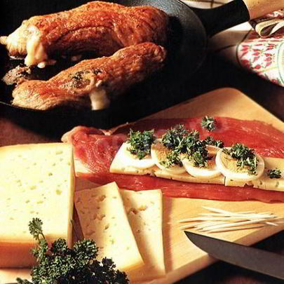 Шницель из свинины на сковороде по-датски