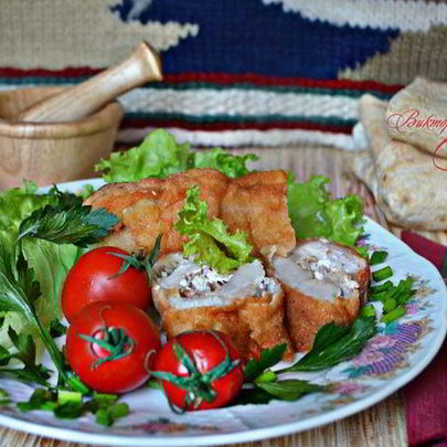 Шницель из свинины по-карагеоргиевски