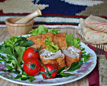 Шницель из свинины по-карагеоргиевски