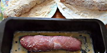 шницель из свинины по-карагеоргиевски