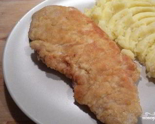 Шницель из свинины в мультиварке