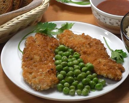 Шницель из вымени