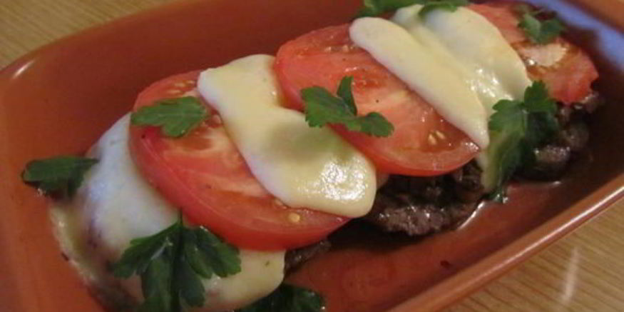 Рецепт шницеля по-флорентийски с шампиньонами