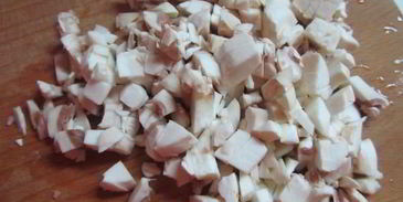 шницель по-флорентийски с шампиньонами