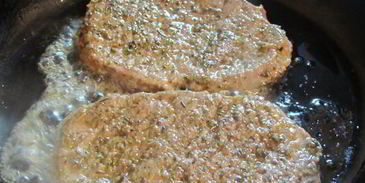 шницель по-флорентийски с шампиньонами