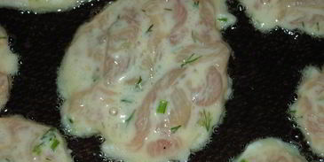 шницель по-венециански с легким салатиком из кукурузы