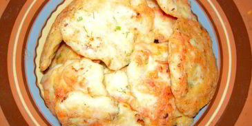 шницель по-венециански с легким салатиком из кукурузы