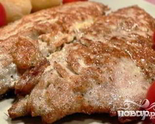 Шницель со скумбрией