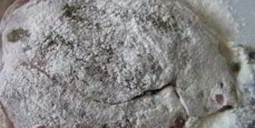 шницель в мятной панировке с кунжутом