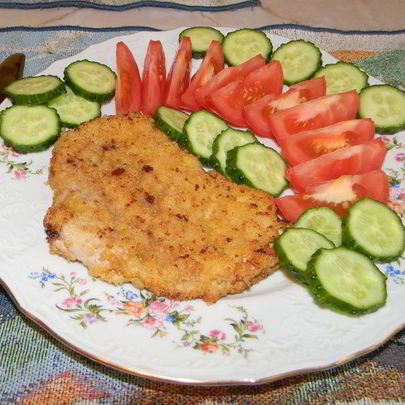 Шницель в панировке