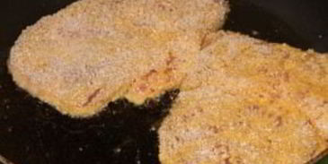 шницель в панировке