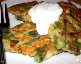 Шницель вегетарианский из стручковой фасоли