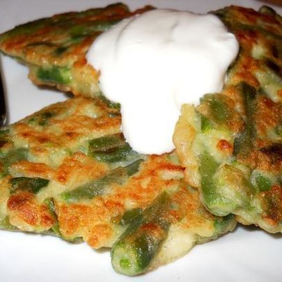 Шницель вегетарианский из стручковой фасоли