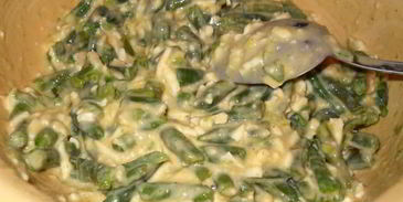 шницель вегетарианский из стручковой фасоли