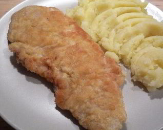 Свиной шницель в панировке