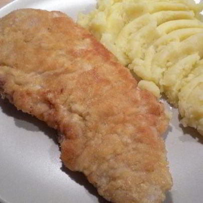 Свиной шницель в панировке