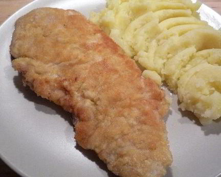 Свиной шницель в панировке
