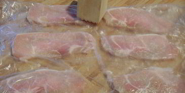 венский шницель с картофельным салатом