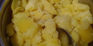 венский шницель с картофельным салатом