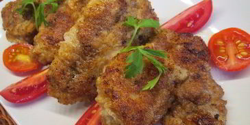 венский шницель в кляре с хреном по-русски