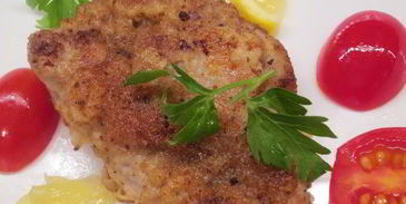 венский шницель в кляре с хреном по-русски