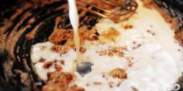 куриный стейк с соусом