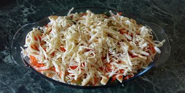 куриный стейк в духовке с овощами