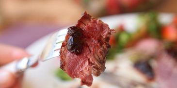 стейк из говядины с классическим винным соусом