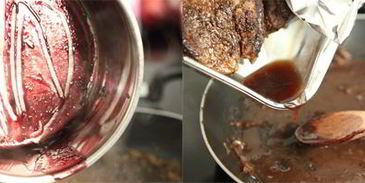 стейк из говядины с классическим винным соусом