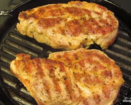 Стейк из шейки свинины