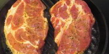 стейк из шейки свинины