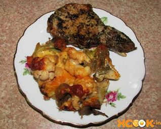 Стейк из свинины в духовке