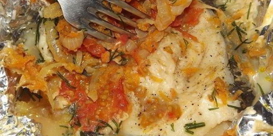 Рецепт стейка из зубатки