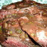 Рецепт Стейка с чесночно-винным соусом