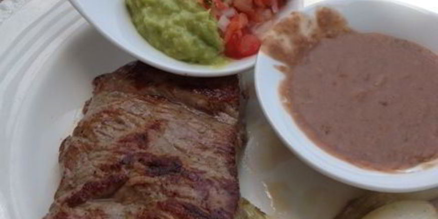 Рецепт стейка с гуакамоле